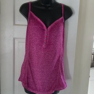Maurices tank top, sparkle buttons!